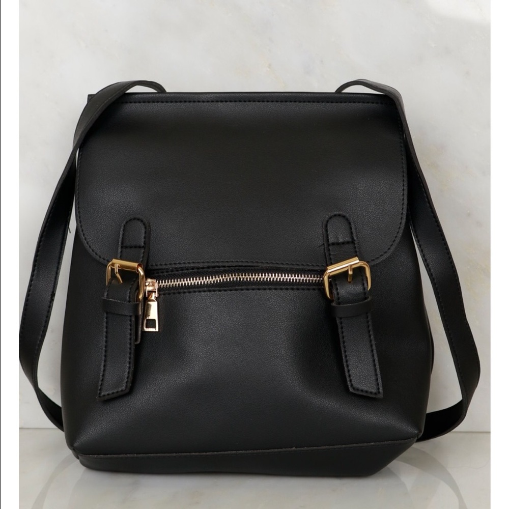 Sophie and Trey leather mini backpack